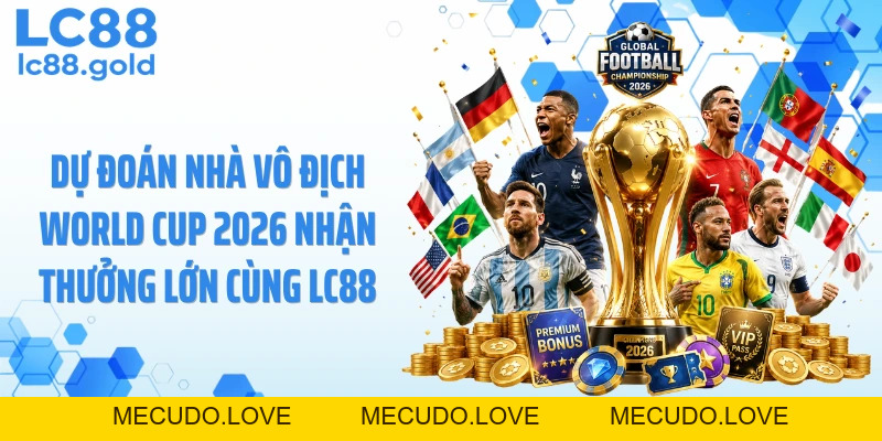 Dự Đoán Nhà Vô Địch World Cup 2026 Nhận Thưởng Lớn Cùng LC88